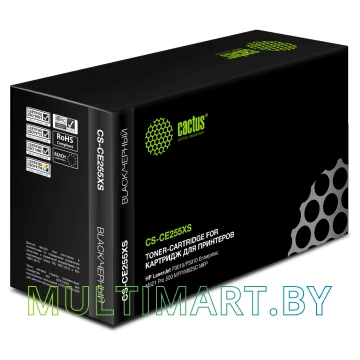 Картридж CACTUS CS-CE255XS (аналог HP 55X CE255X)